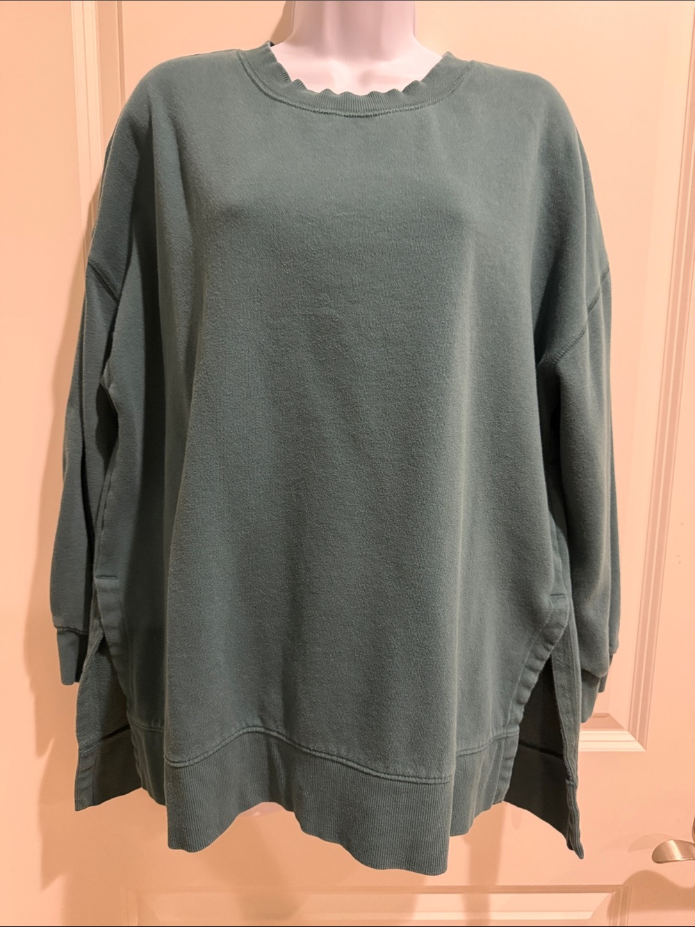 Old Navy Green Oversized Tunic Sweatshirt